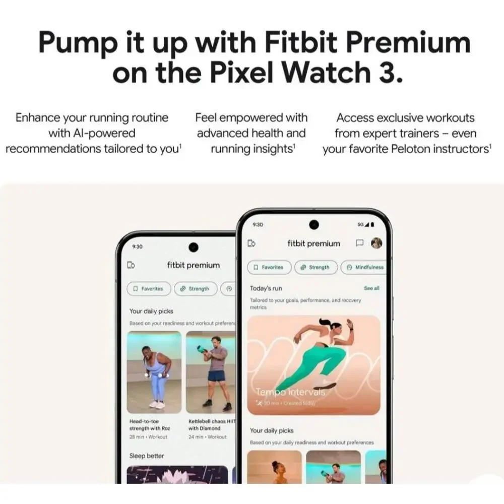 New! Google Pixel Watch 3 Smartwatch 41mm Smart Sports Watch GPS w/ Fitbit Wi-Fi